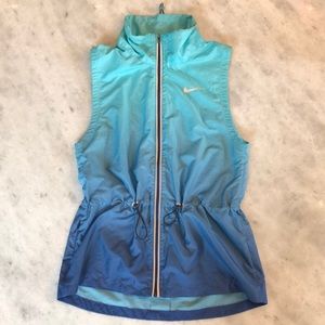 Nike Turquoise Ombré light weight vest